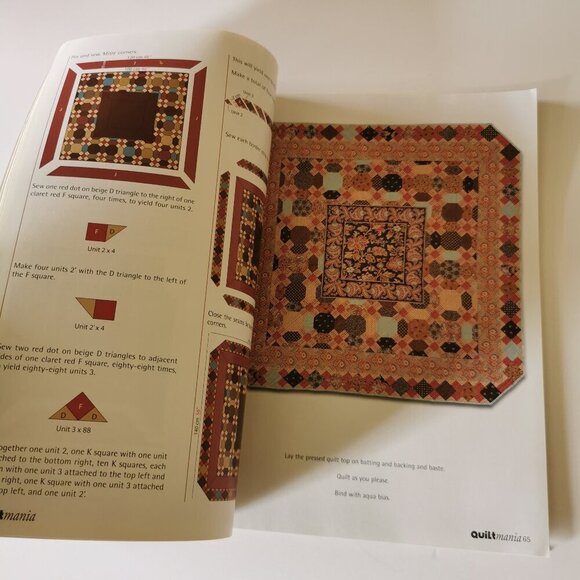 Quiltmania Magazine Quilt #83 Issue 2011 Crafts Quilting Patterns Patchwork - Picture 5 of 7